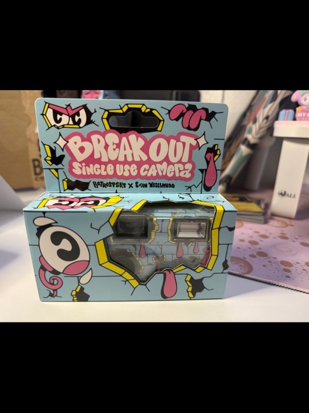 Urban Outfitters RetroPop Disposable Film Camera - Blue & Pink